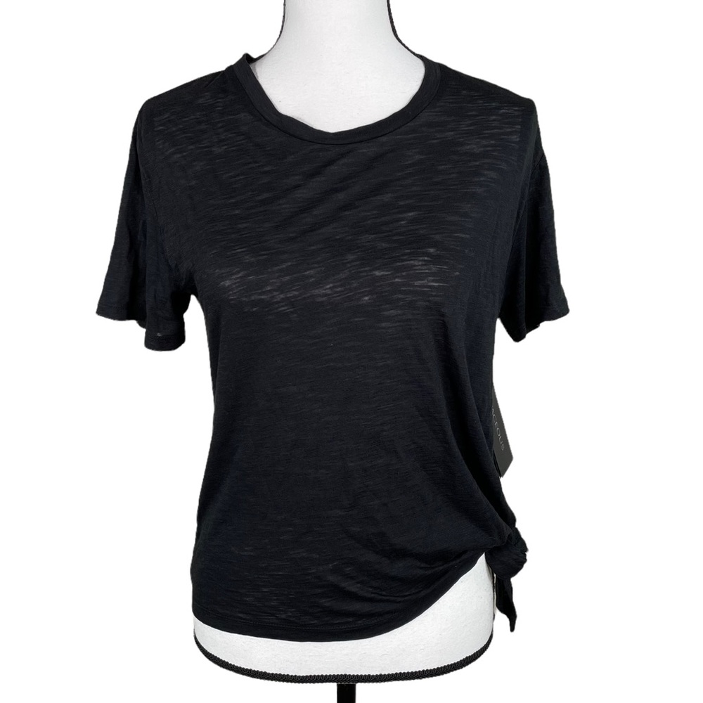 NWT Olivaceous Black Side Tie T-Shirt